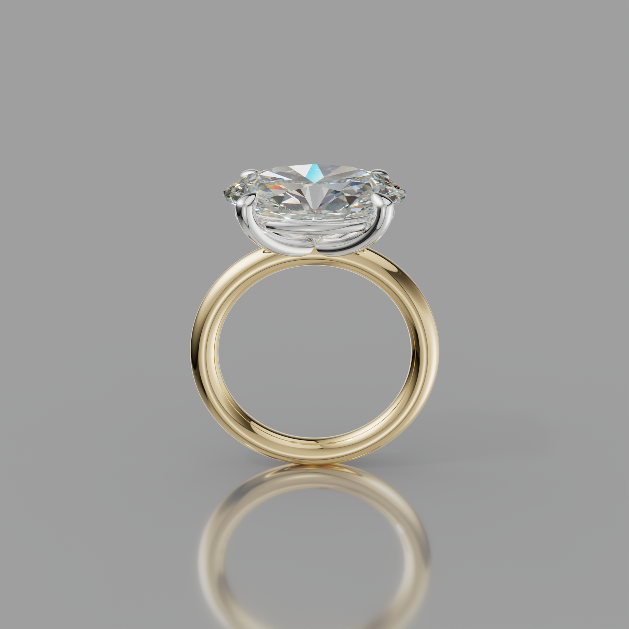 Chloe Rockstar 5.02ct Oval Diamond Ring