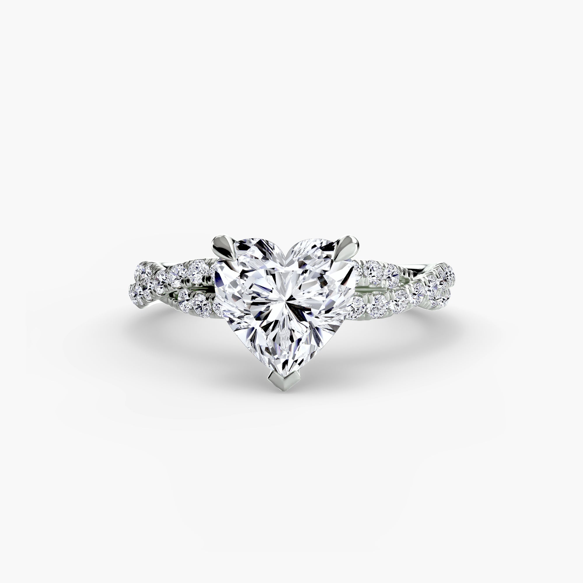 The Twisted Pavé Solitaire