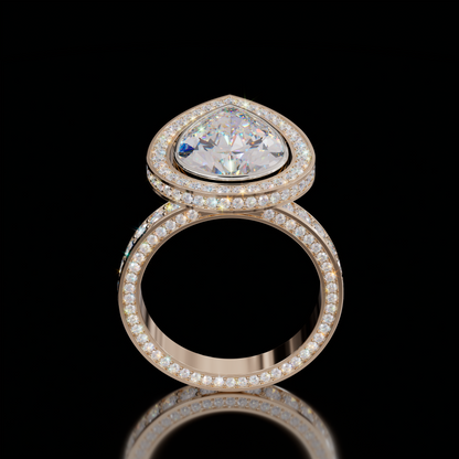 Marilyn Rockstar 5.00ct Pear Diamond Ring