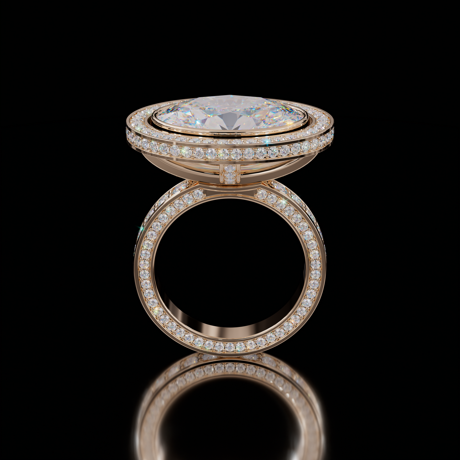 Marilyn Rockstar 5.00ct Oval Diamond Ring