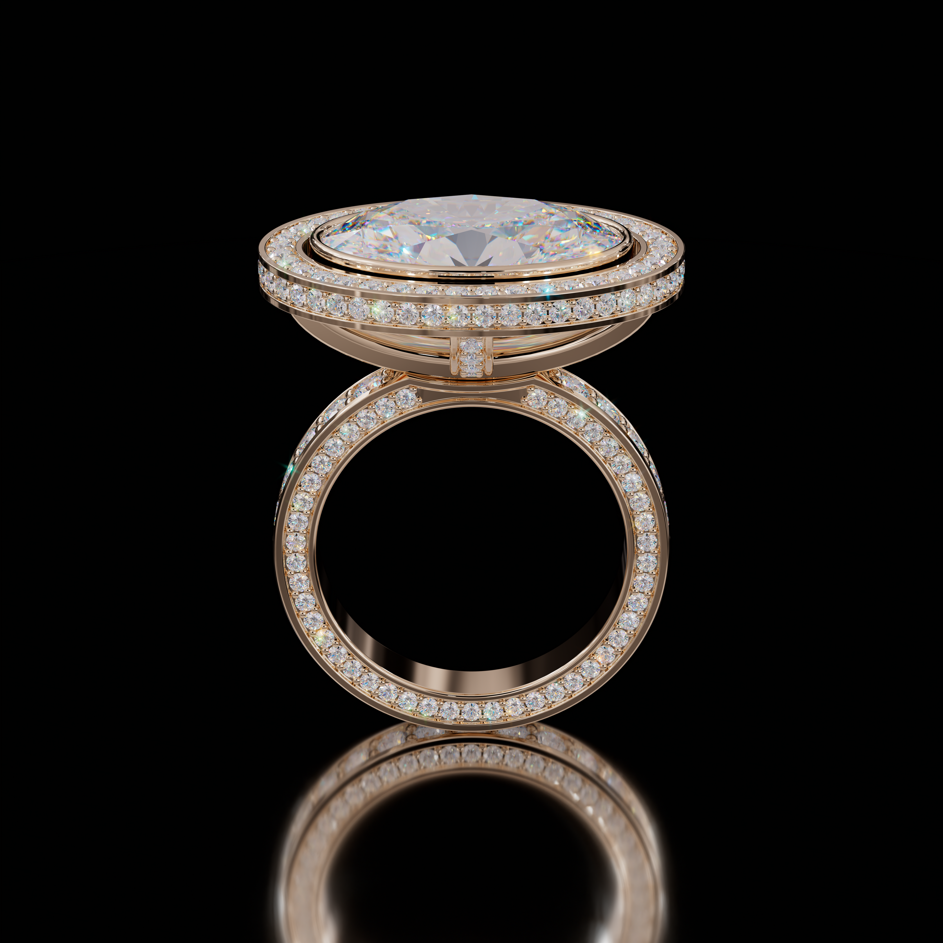 Marilyn Rockstar 5.00ct Oval Diamond Ring