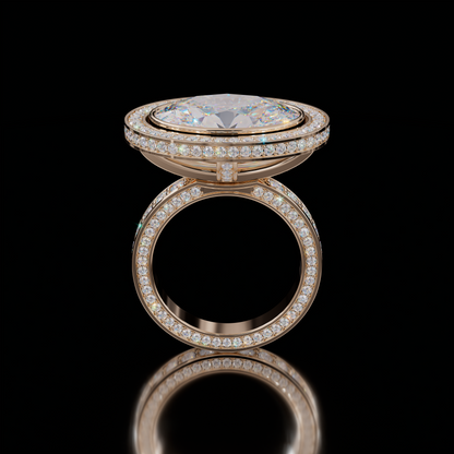 Marilyn Rockstar 5.00ct Oval Diamond Ring