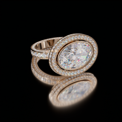 Marilyn Rockstar 5.00ct Oval Diamond Ring