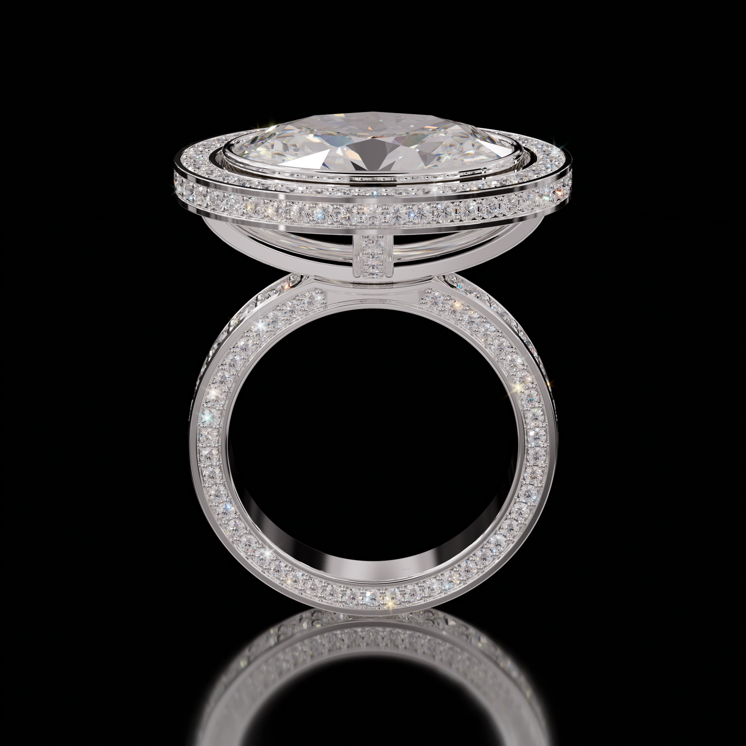 Marilyn Rockstar 5.00ct Oval Diamond Ring