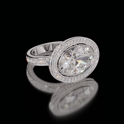 Marilyn Rockstar 5.00ct Oval Diamond Ring