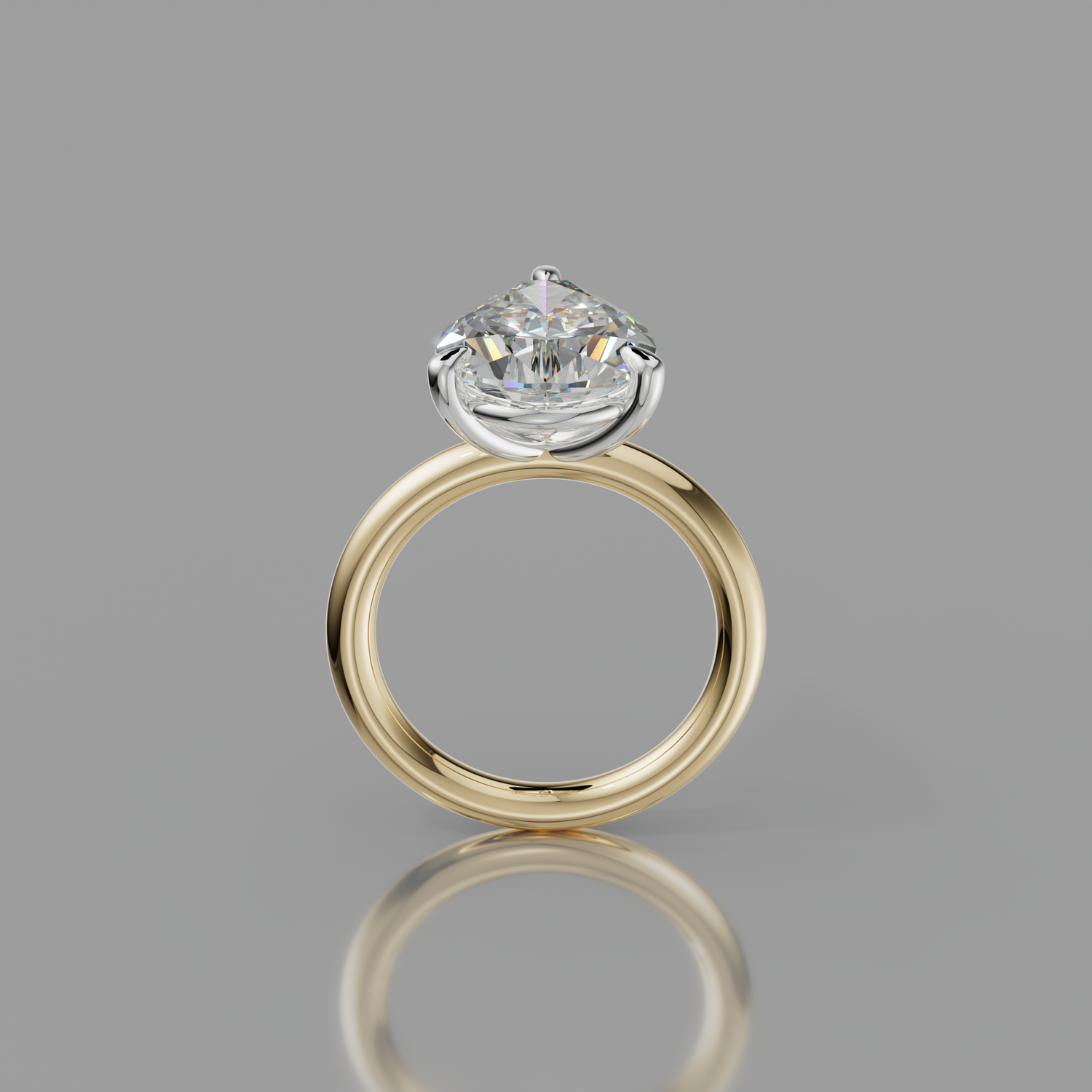 Chloe Rockstar 5.10ct Pear Diamond Ring