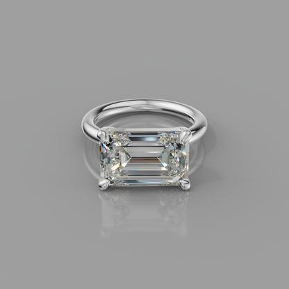 Chloe Rockstar 6.75ct Emerald Diamond Ring