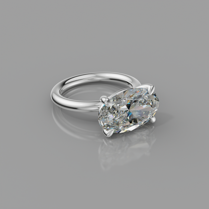 Chloe Rockstar 5.02ct Oval Diamond Ring