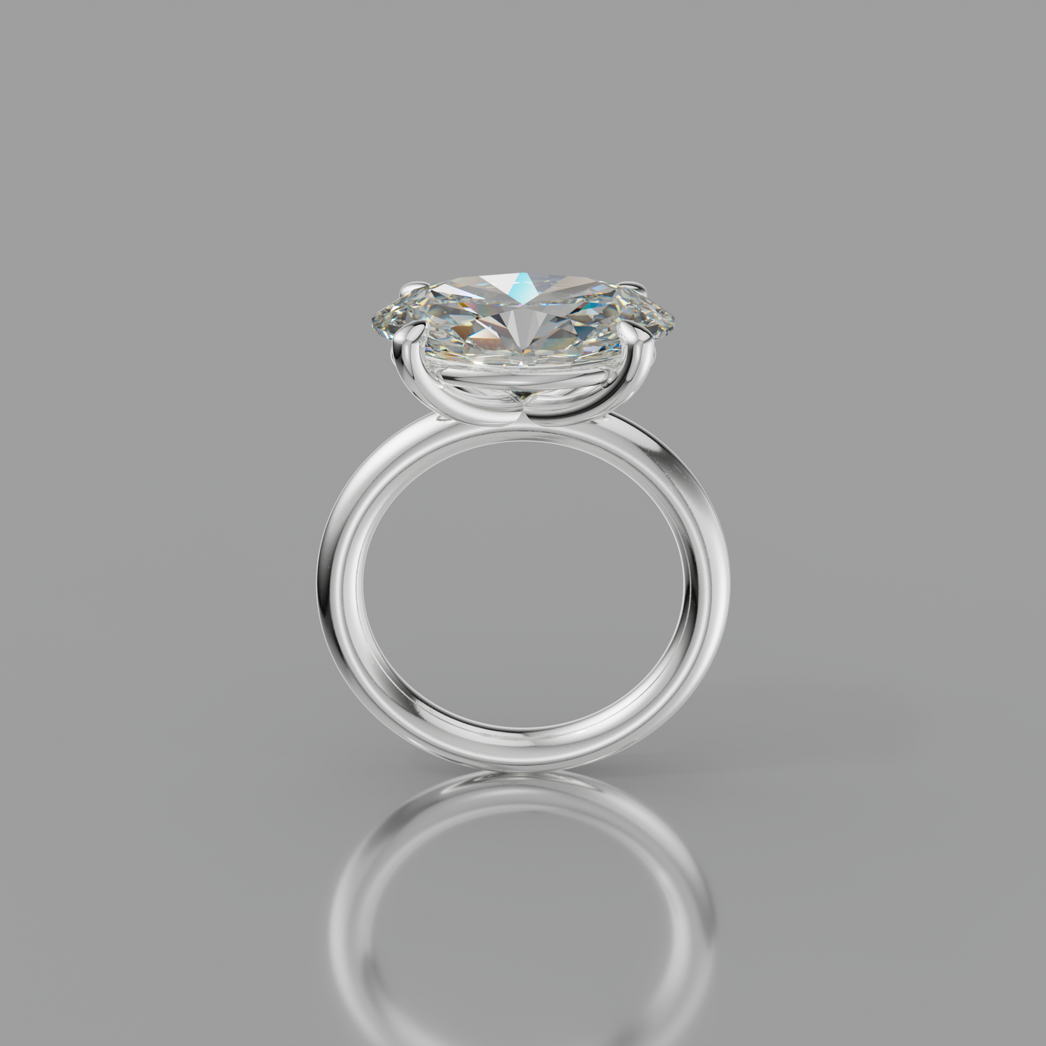 Chloe Rockstar 5.02ct Oval Diamond Ring