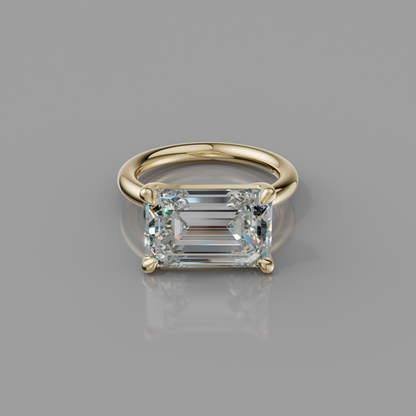 Chloe Rockstar 6.75ct Emerald Diamond Ring