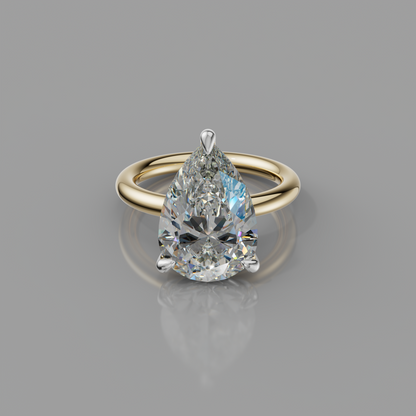 Chloe Rockstar 5.10ct Pear Diamond Ring