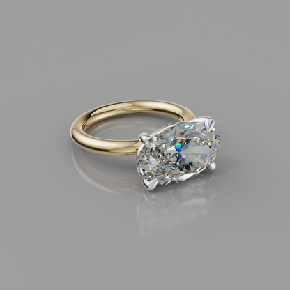Chloe Rockstar 5.02ct Oval Diamond Ring