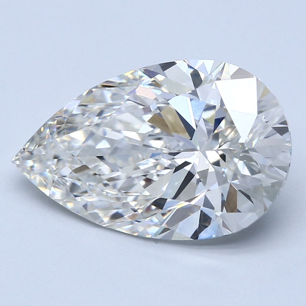 Pear 6.17ct H VVS2