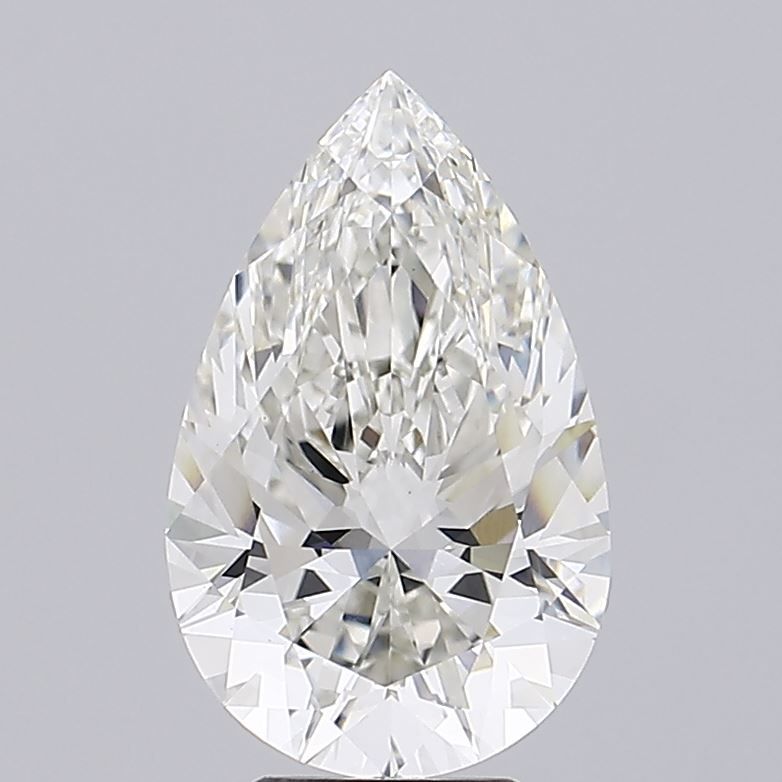 Pear 5.40ct H VVS2