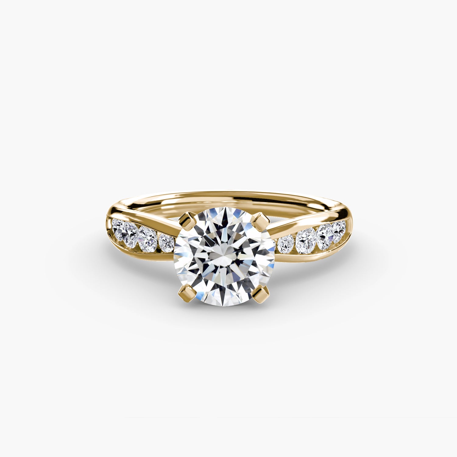 Solitaire with Pavé 3