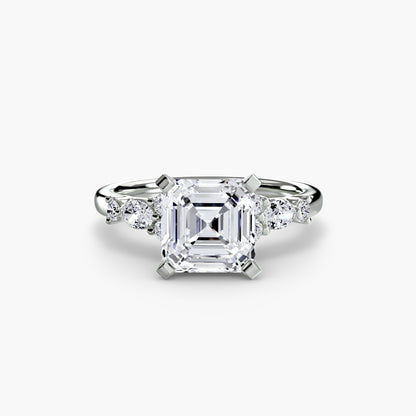 The Floral Accent Solitaire