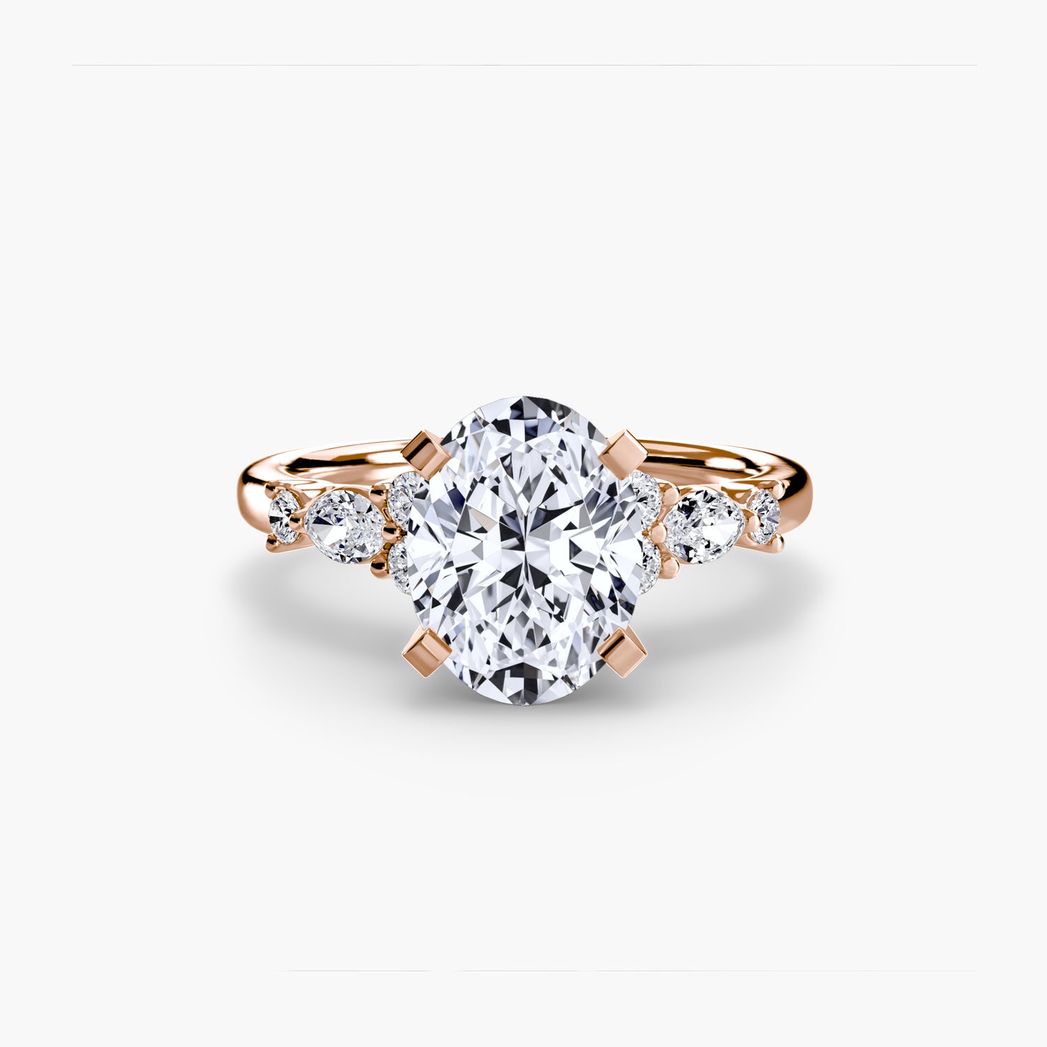 The Floral Accent Solitaire