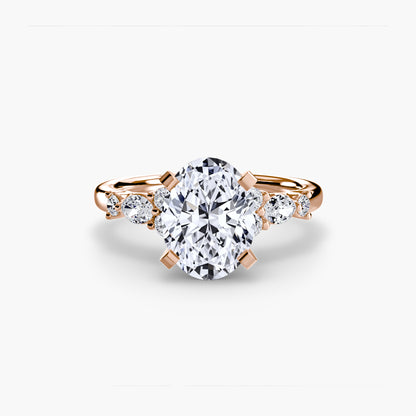 The Floral Accent Solitaire