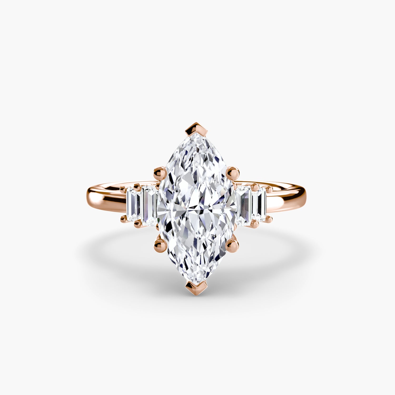 Baguette Accent Solitaire