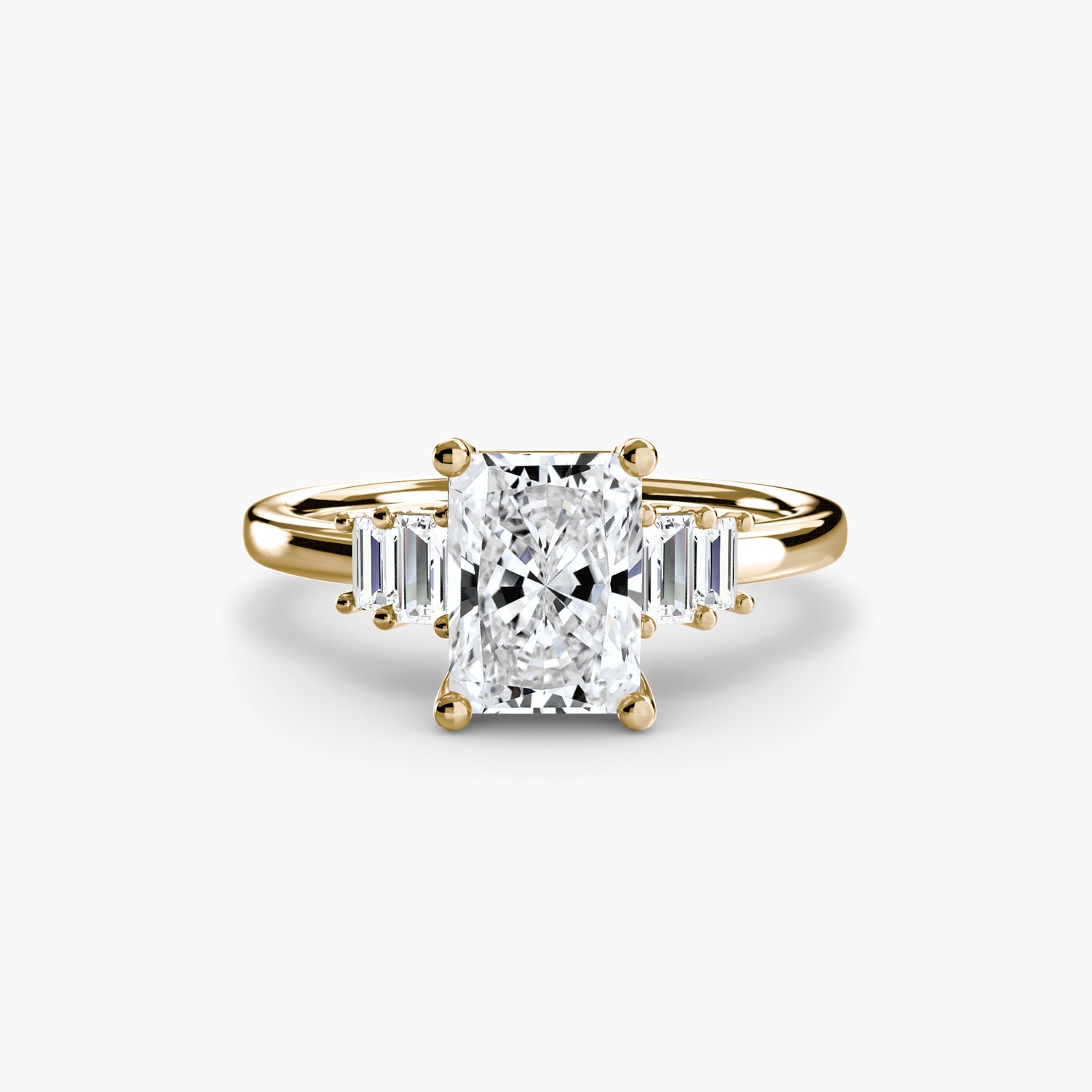 Baguette Accent Solitaire